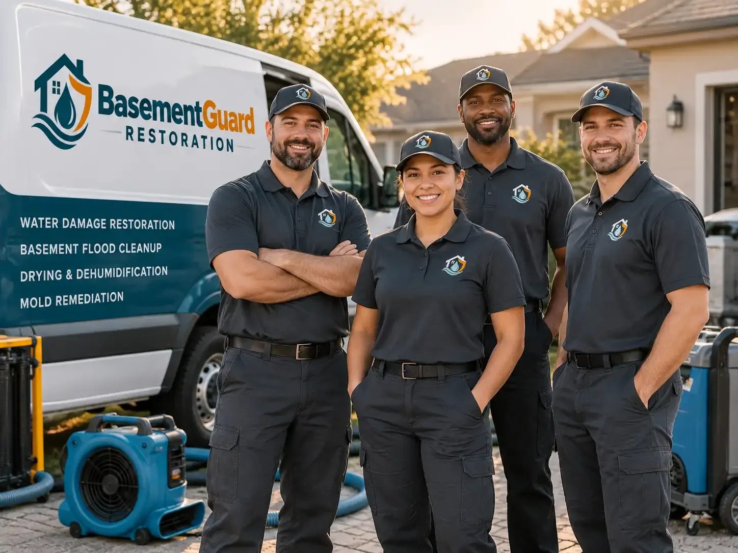 Basement Water Damage Restoration company in Olla, LA